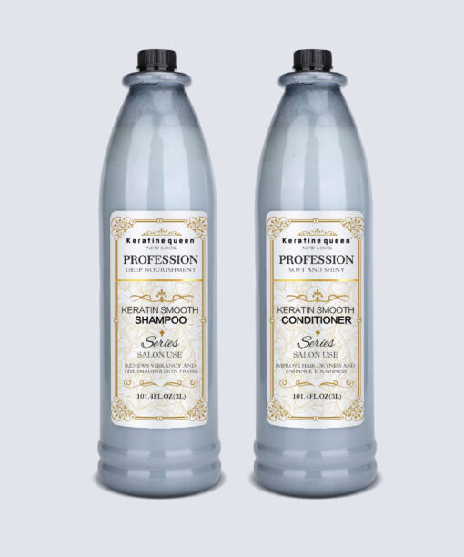 3L Salon Keratin Smooth Shampoo + Conditioner (Gray/Green/Purple)