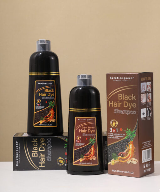 Alternative view of Ginseng Extract Hair Dye Shampoo Color In Black/Brown