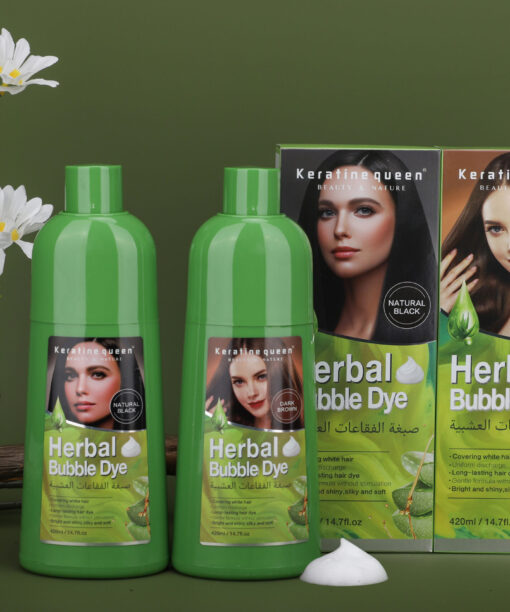 Alternative view of Aloe Vera Extract Bubble Hair Dye Shampoo Color In Black/Brown