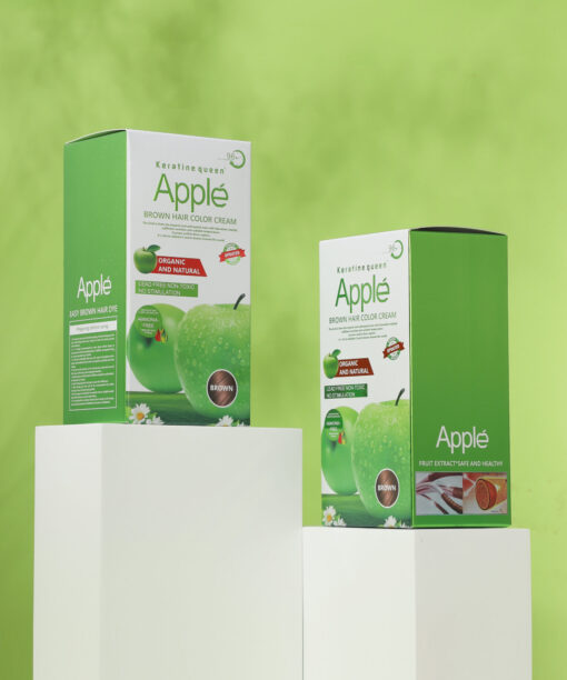 Alternative view of 500ml * 2 Apple Hair Dye Cream Color In Black/Brown