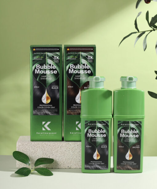 Plant Formulo Bubble Mousse Hair Dye Shampoo Color In Black/Brown