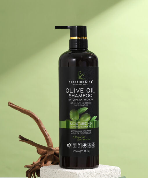 Alternative view of Keratine King Olive Deeply Moisturizes Anti Hair Loss Hair Care Set