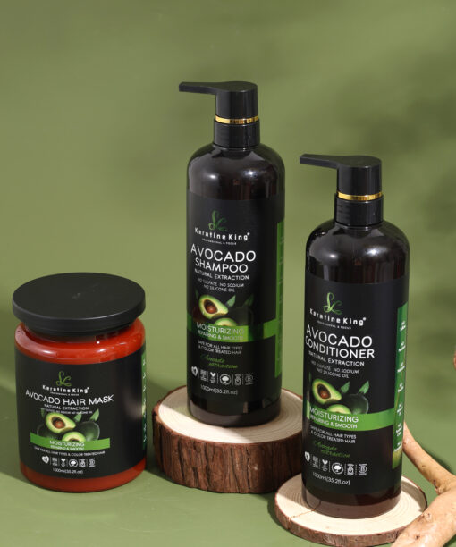 Alternative view of Avocado Moisturizes Repairs Damage Shampoo & Conditioner & Hair Mask