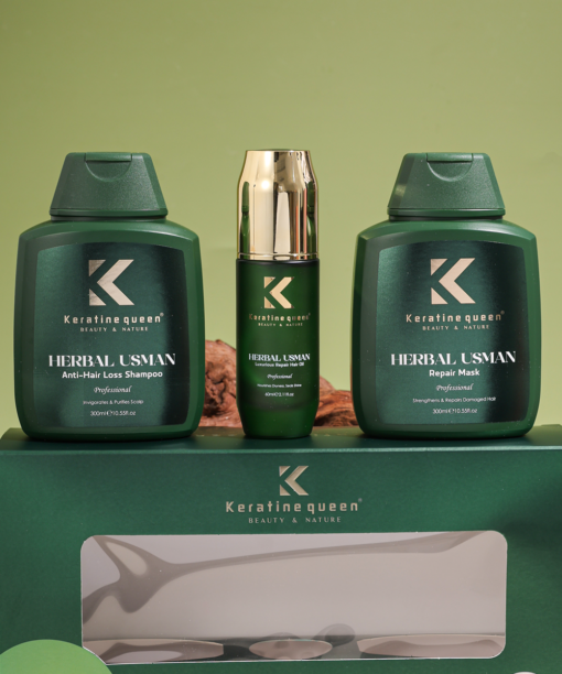 Usmania Herbal Anti-Hair Loss Hair Care Set