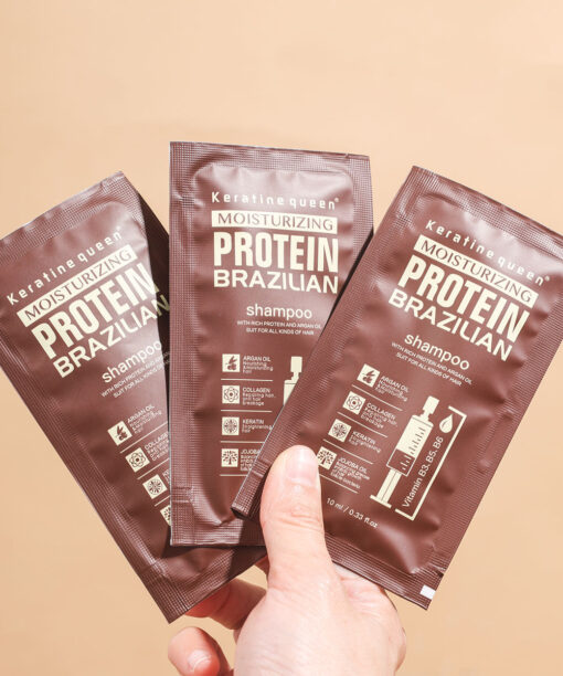 Alternative view of 10ml Protein Repair Moisturizer Shampoo, Hair Mask Bagged